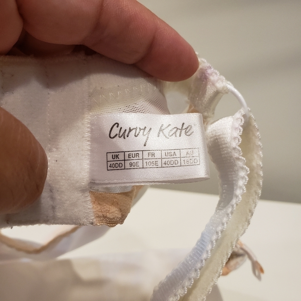 Sz 40DD US Cream Curvy Kate Underwire Bra - Picture 4 of 8